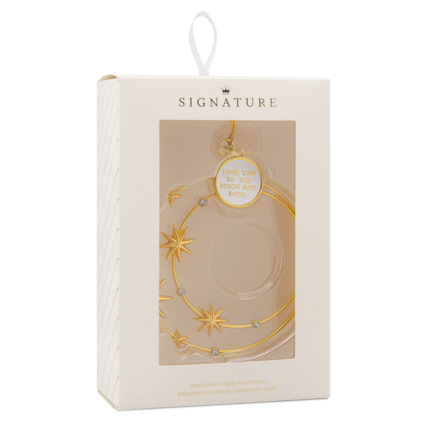 Signature Love You to the Moon Constellation Metal Hallmark Ornament, , large image number 6