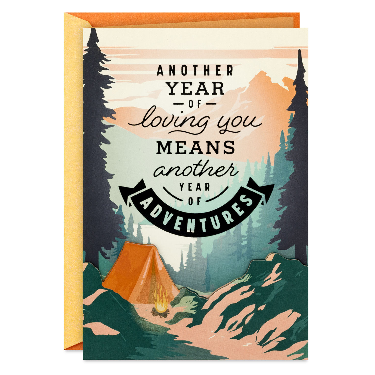 Another Year of Adventures Romantic Birthday Card