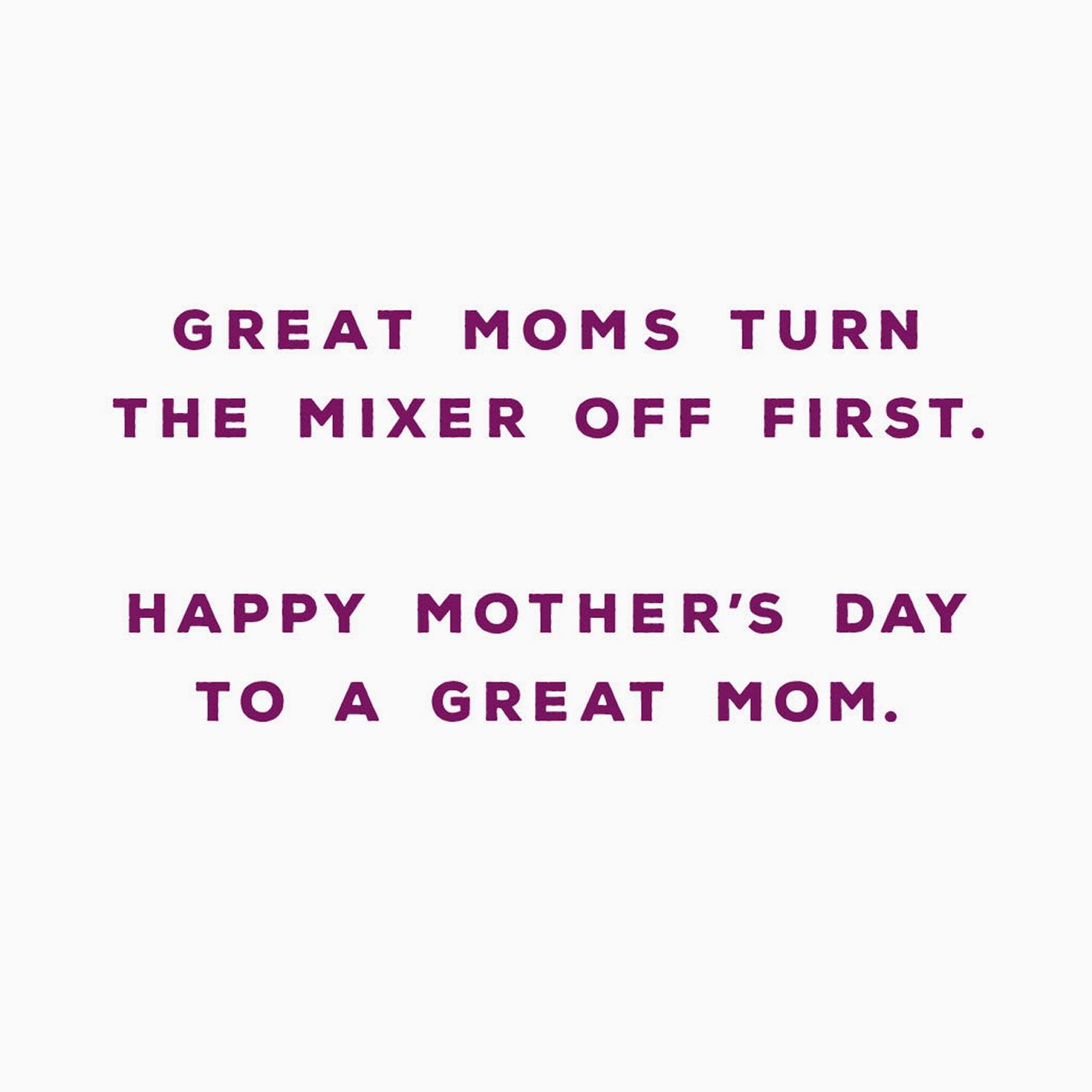 Retro Kitchen Mixer Funny Mother's Day Card for Mom Sentiment image number 2