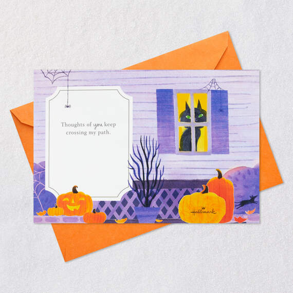 Thoughts of You Keep Crossing My Path 3D Pop-Up Halloween Card, , large image number 7
