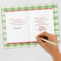 Holiday Greenery Parents Christmas Card signing card image number 7