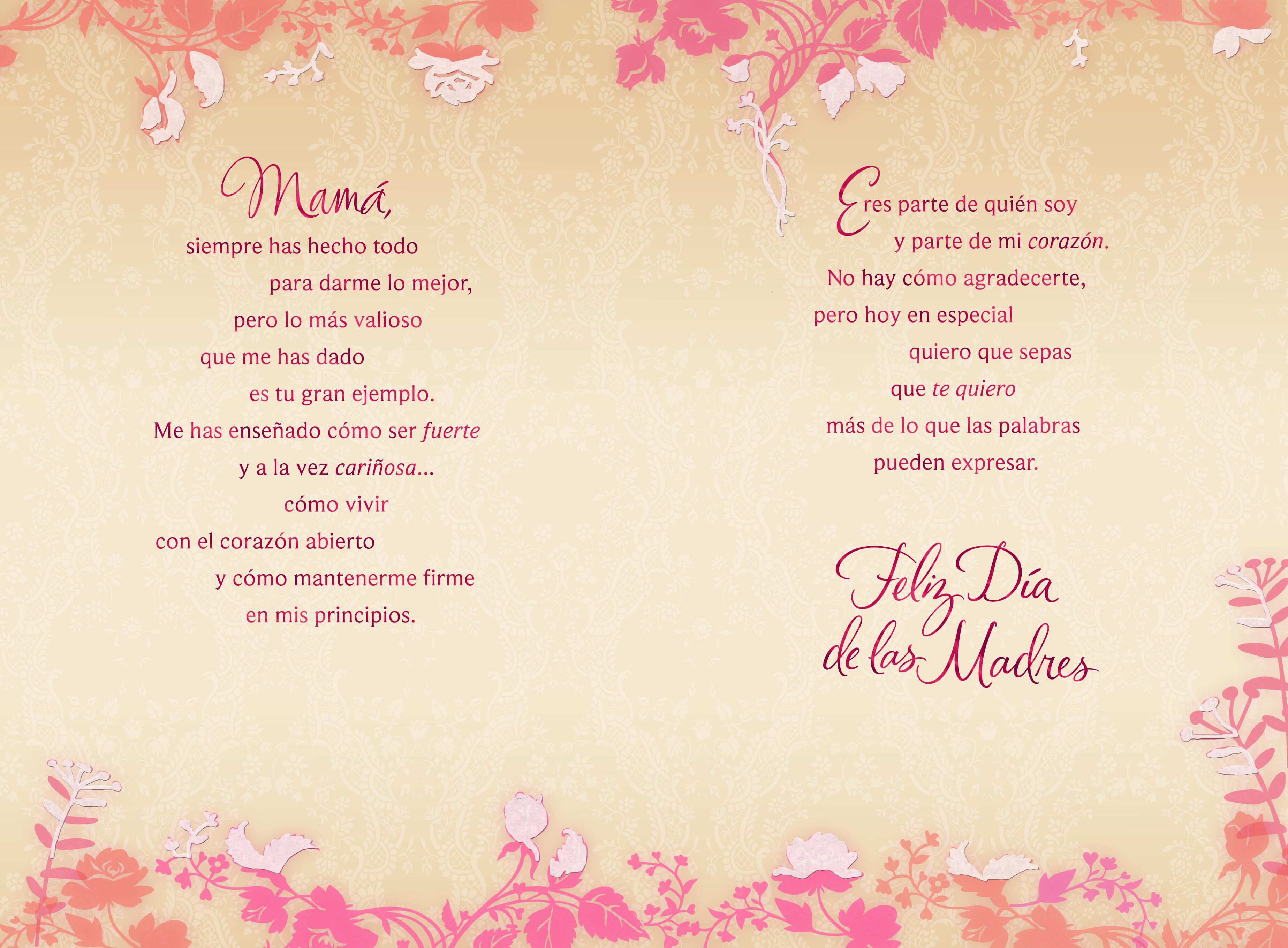Part of My Heart Spanish-Language Mother's Day Card From Daughter
