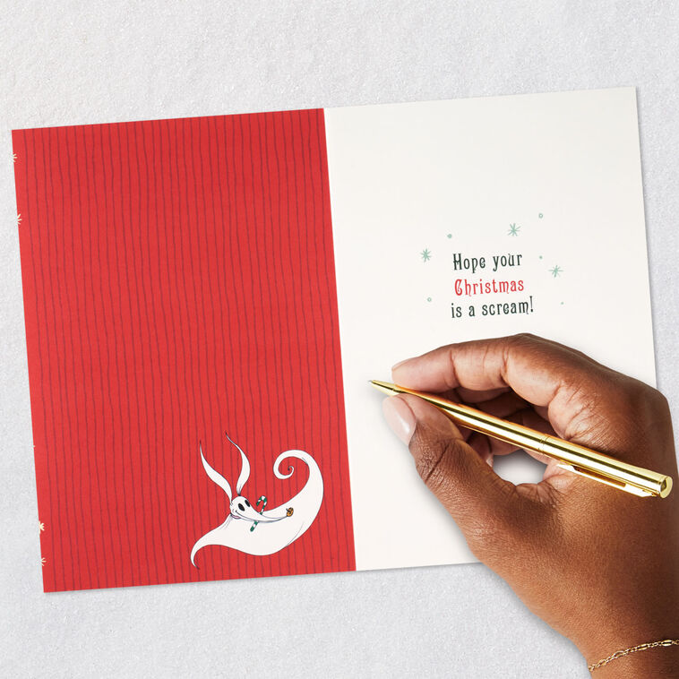 Jack Skellington Santa Christmas Card Signing card image number 7
