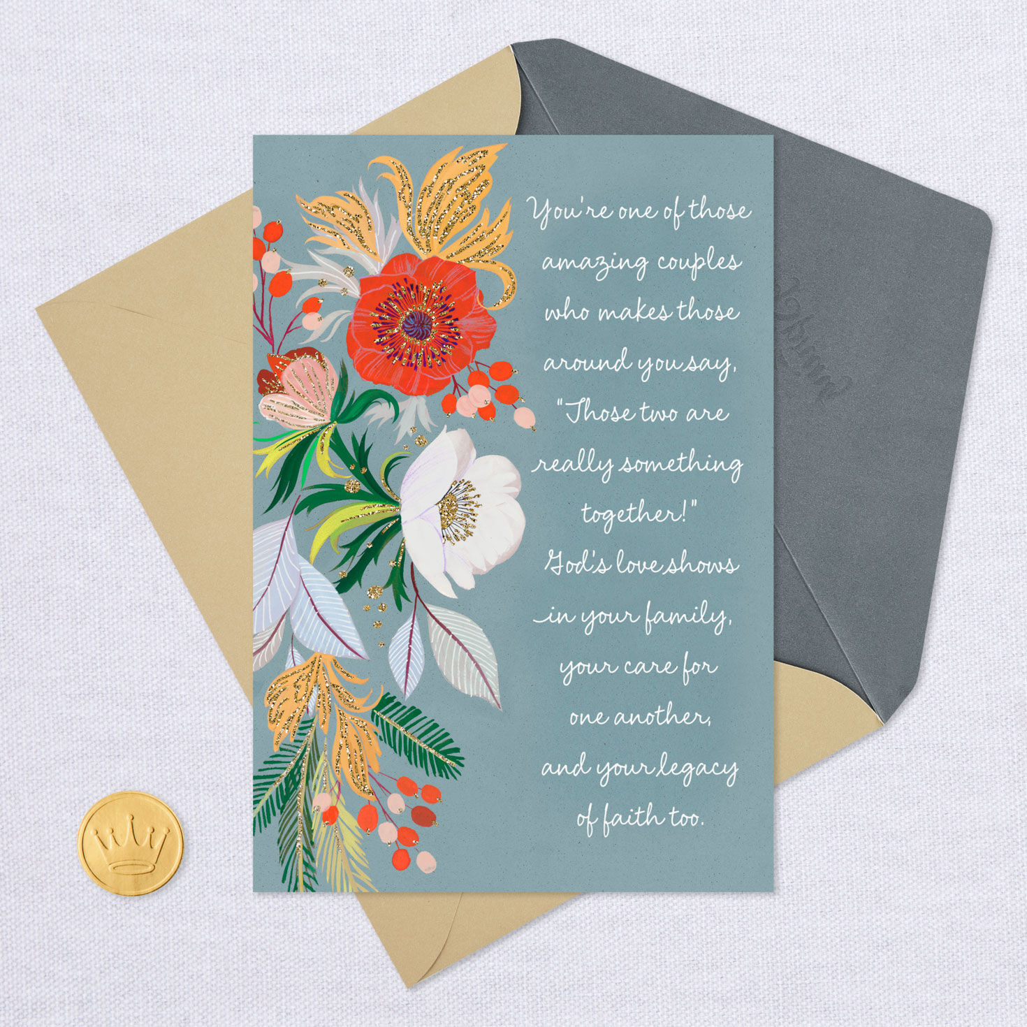 Beautiful Blooms Clergy Appreciation Card for Couple for only USD 3.59 | Hallmark