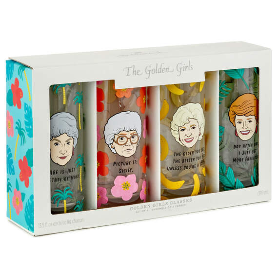 The Golden Girls Glasses, Set of 4, , large image number 3