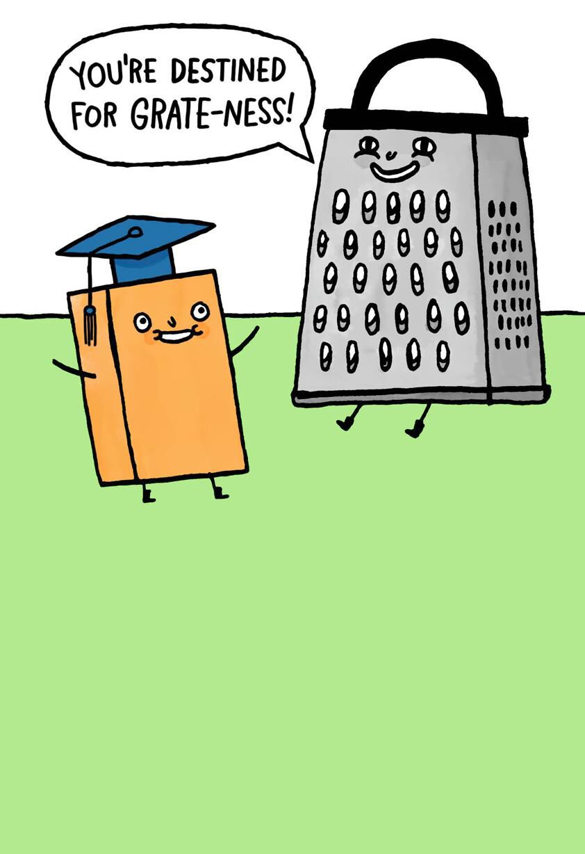 Cheesy and Funny Graduation Card