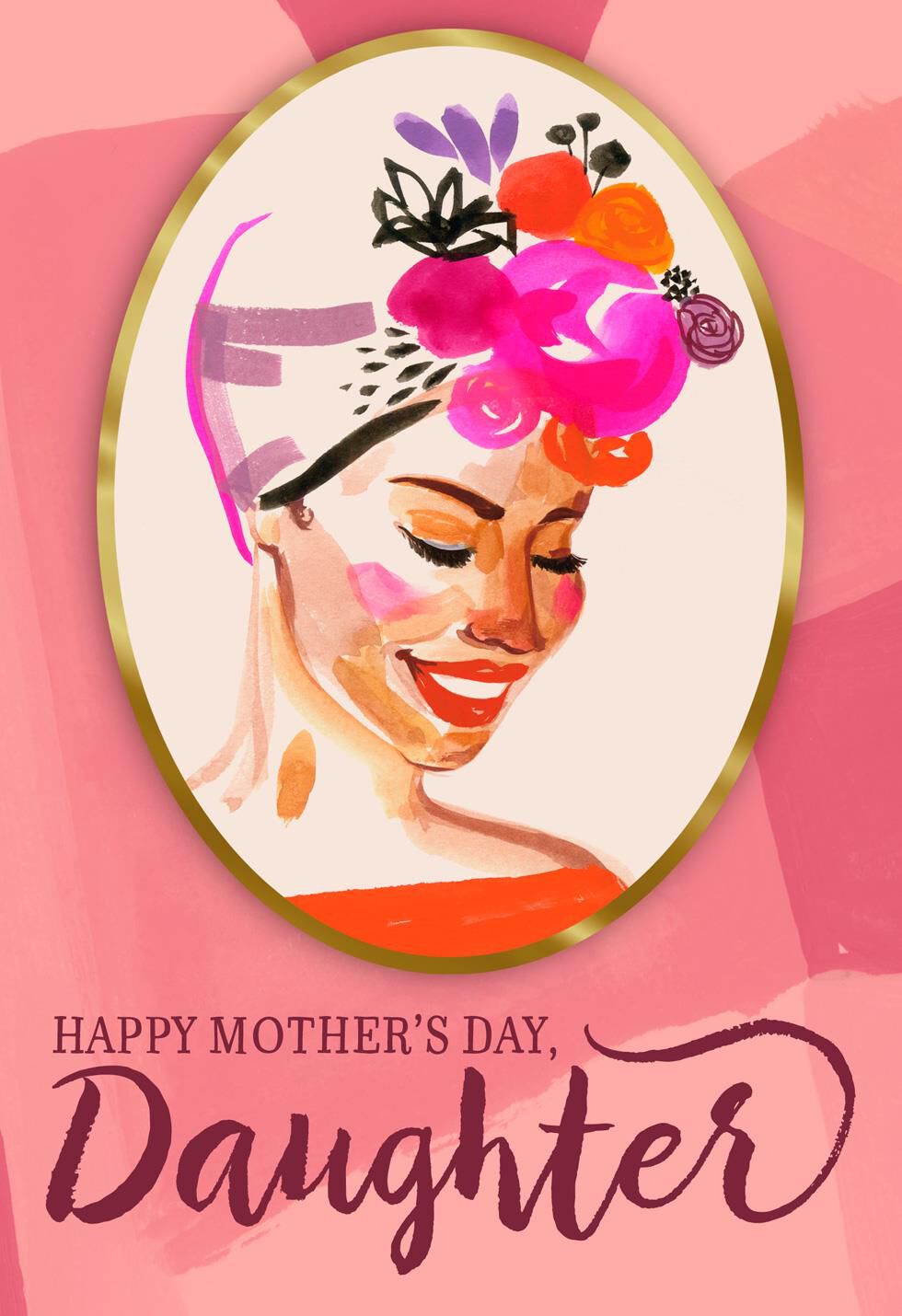 Love, Peace and Joy Mother's Day Card for Daughter From Parents