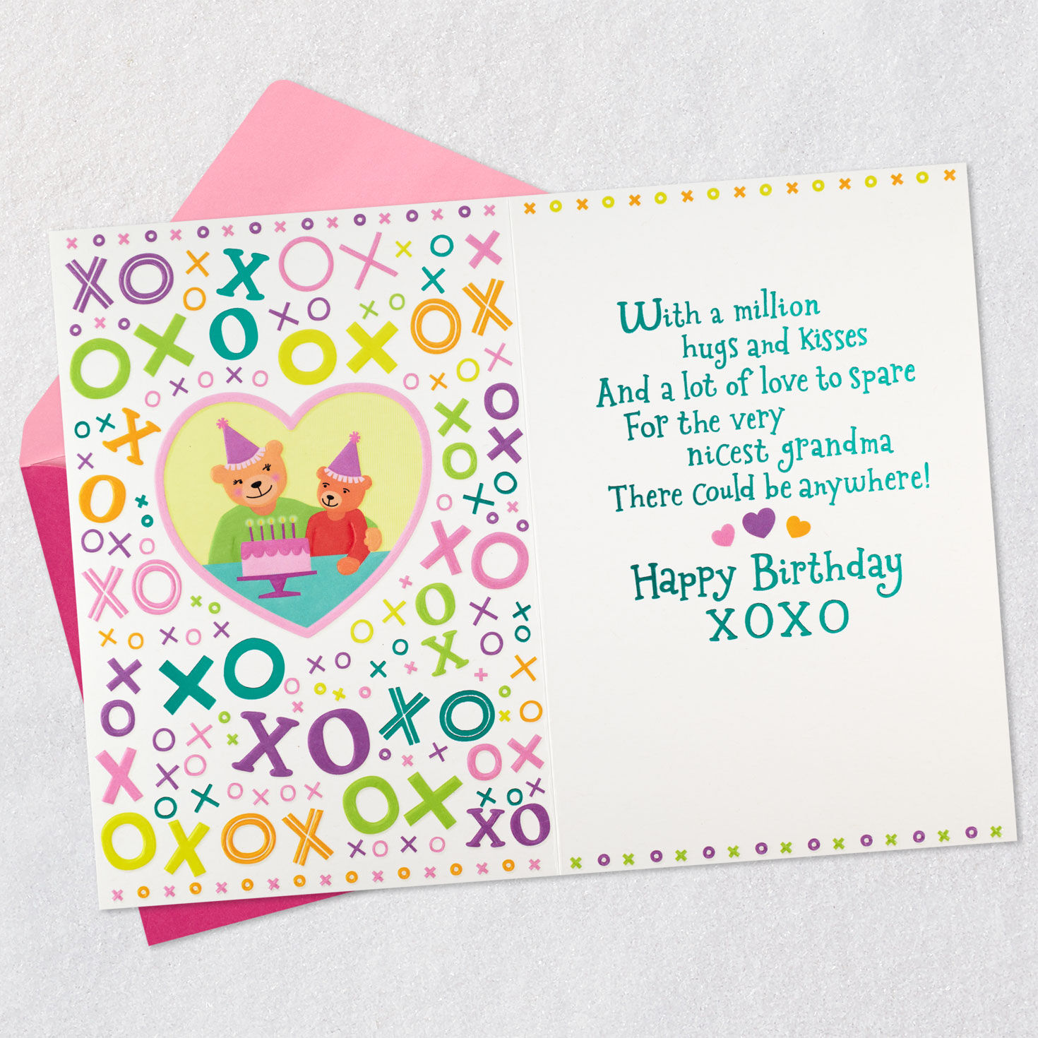 Hugs and Kisses Birthday Card for Grandma for only USD 4.99 | Hallmark