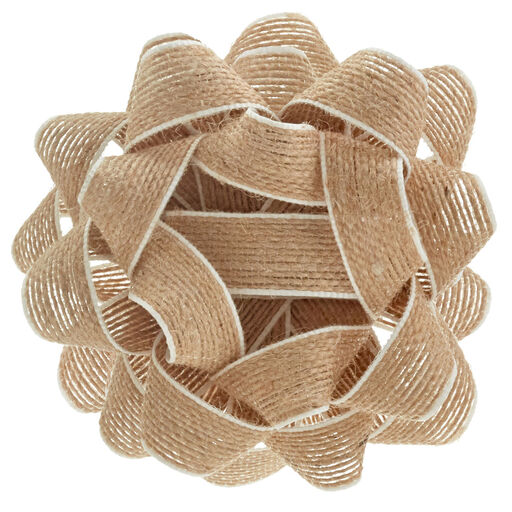 4.5" Burlap Gift Bow, 