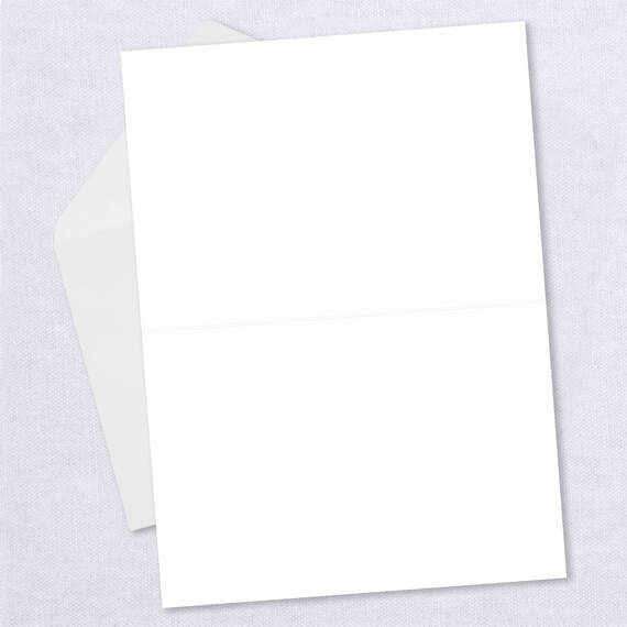 Personalized Create Your Own Photo Card, 5x7 Horizontal - Greeting
