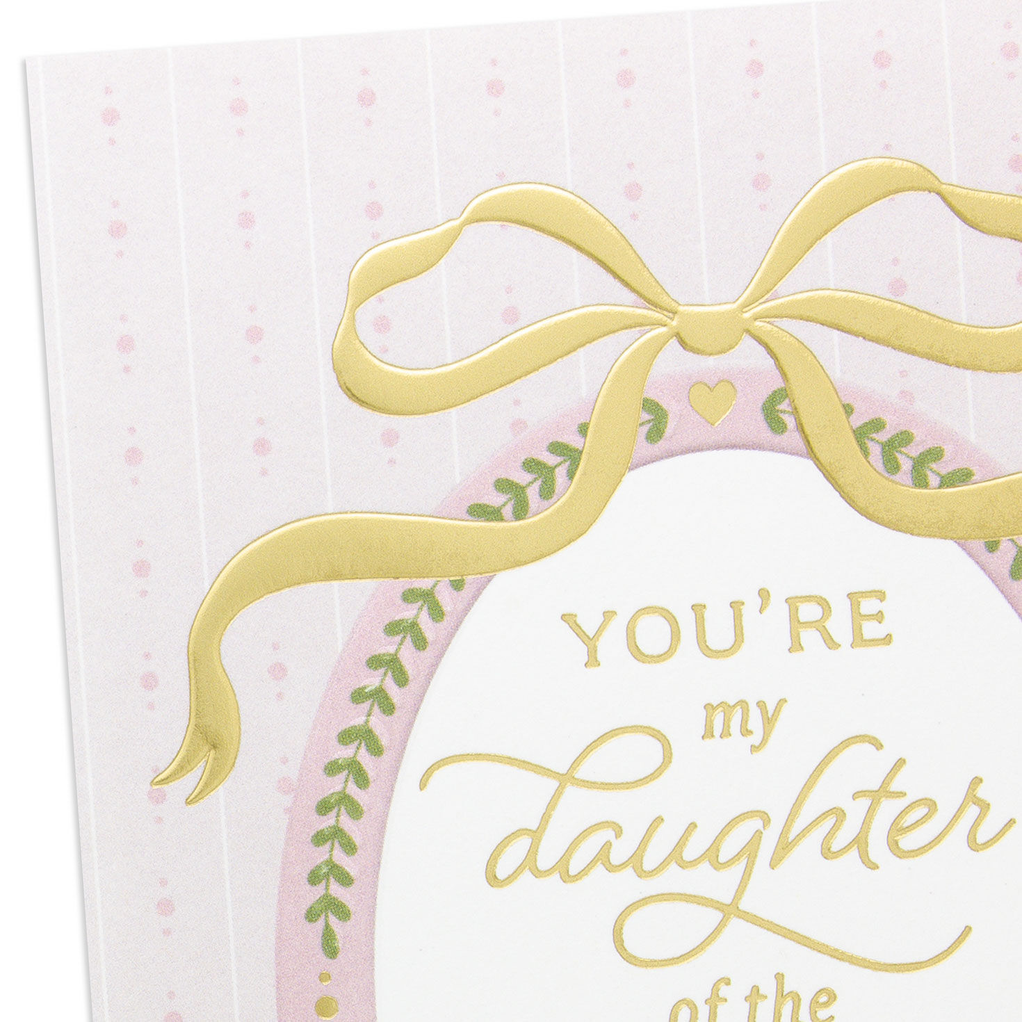 Frame with Bow Mother's Day Card for Like a Daughter Card Front Detail image number 4