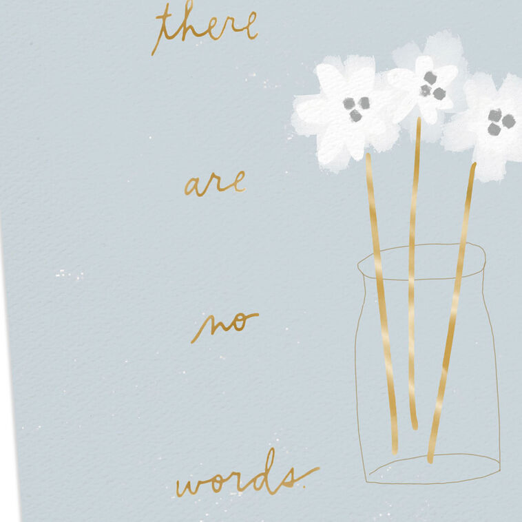 No Words, Only Love Sympathy Card, , large image number 4