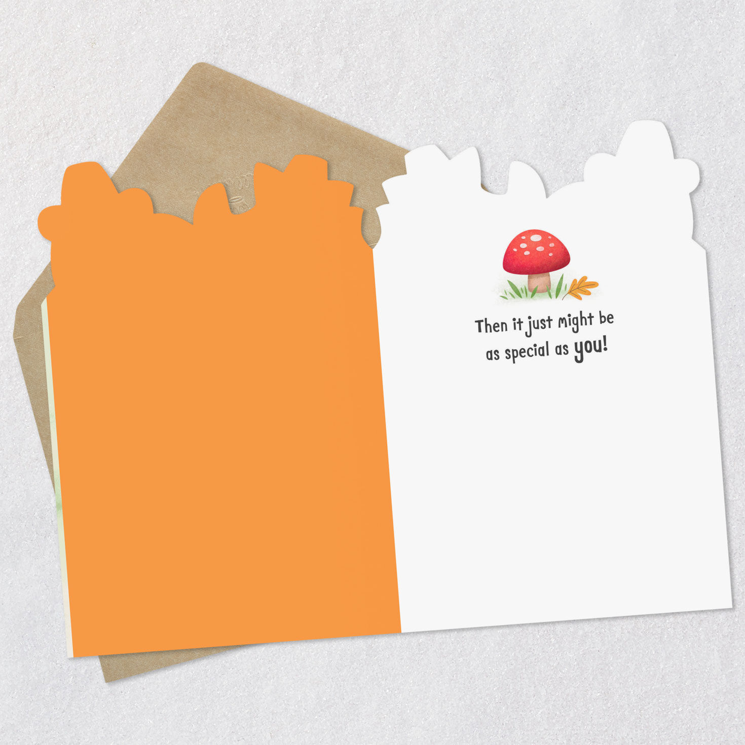 Woodland Friends Thanksgiving Card Open card with envelope image number 3