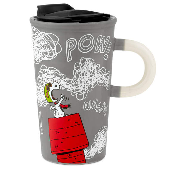 Peanuts® Flying Ace Snoopy Color Changing Travel Mug, 16 oz.