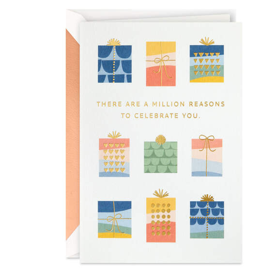 A Million Reasons to Celebrate You Birthday Card