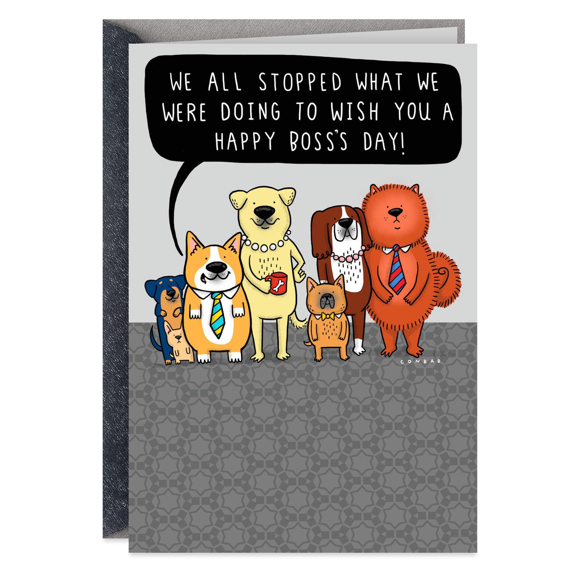 We Stopped Goofing Off Funny Boss #39 s Day Card From Us Greeting Cards