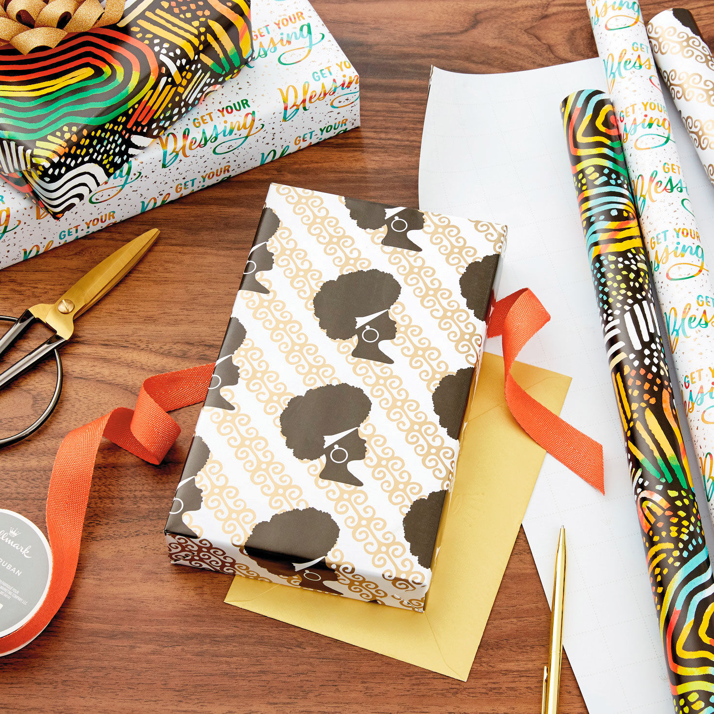 Get Your Blessing 3-Pack Assorted Wrapping Paper, 75 sq. ft. total, , large image number 3