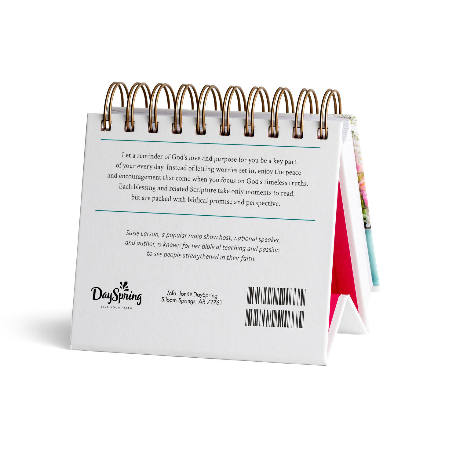 Susie Larson Blessings Perpetual Calendar Back image number 2