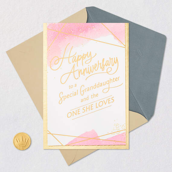 Happy You Have Each Other Anniversary Card for Granddaughter and Spouse, , large image number 6