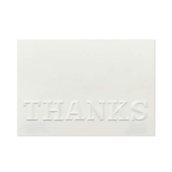 Embossed Cream Blank Thank You Notes, Box of 8, , large image number 2