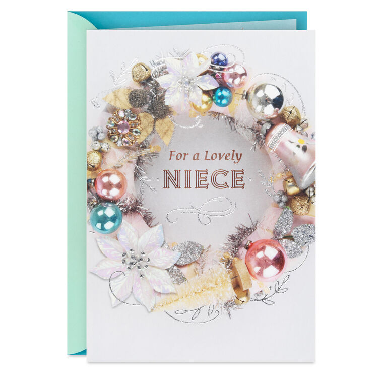 For a Lovely Niece Christmas Card
