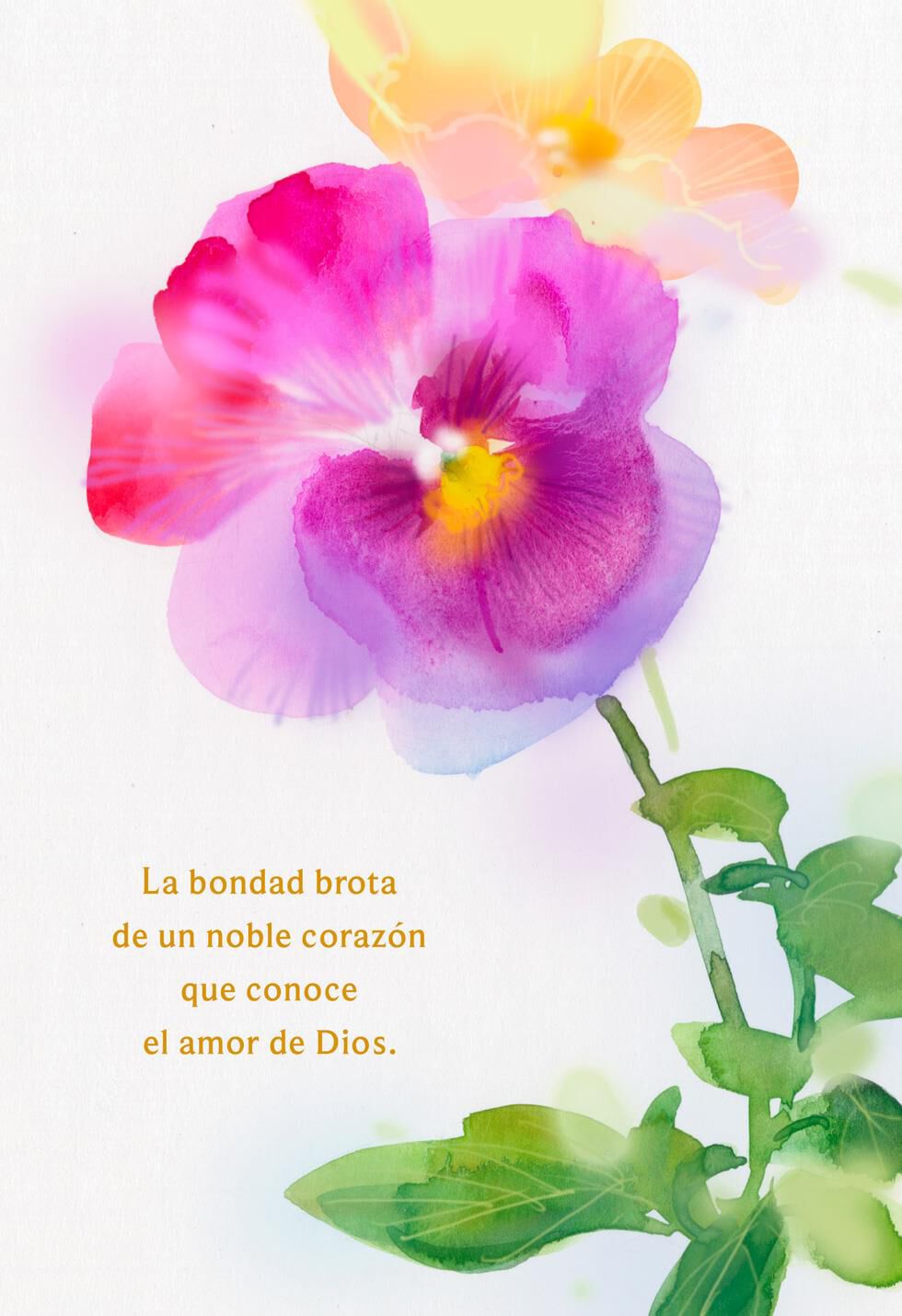 A Gentle Heart Religious Spanish-Language Thank You Card