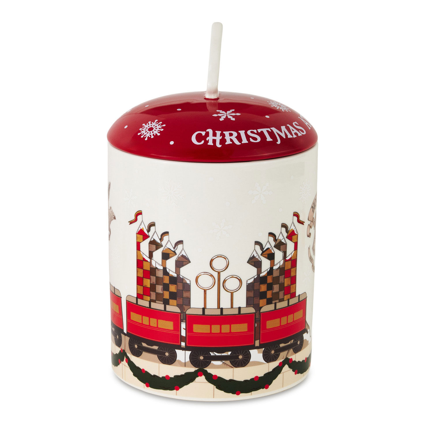 Hogwarts Ceramic Canister With Hedwig Handle side image number 5