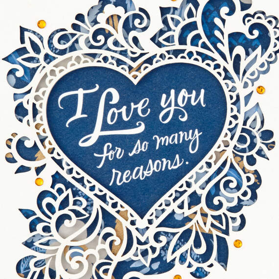 I Love You for So Many Reasons Anniversary Card, , large image number 5