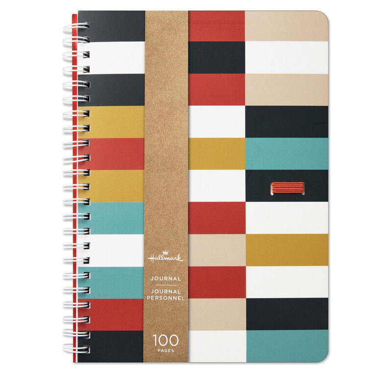 Hallmark Journal Bold Bricks Spiral Journal - Notebooks & Journals | Hallmark