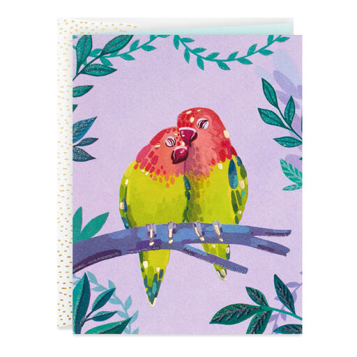Lovebirds I Want You Beside Me Love Card, 