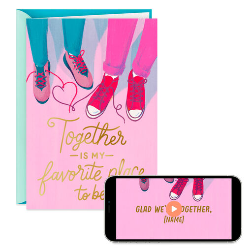 Together Is My Favorite Place Video Greeting Love Card, 