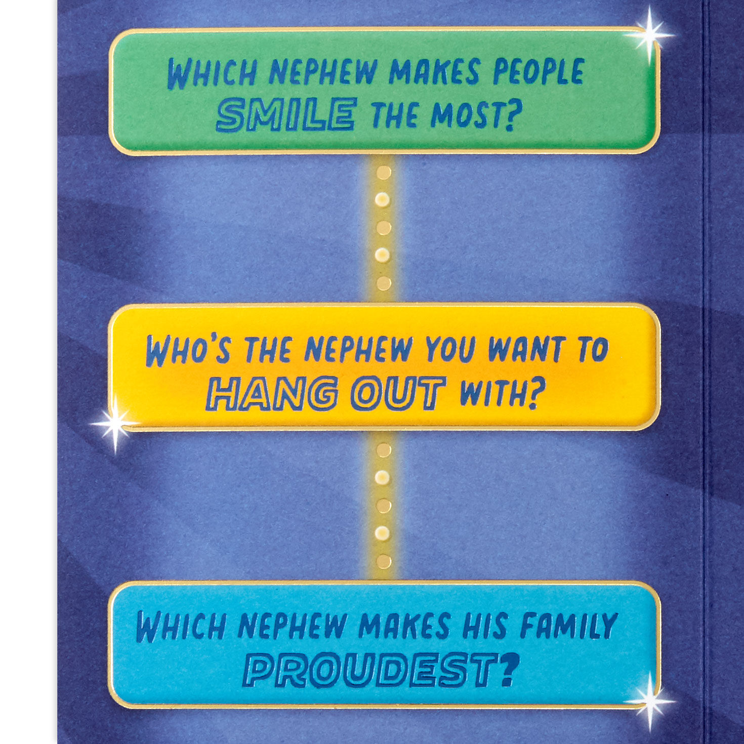 Nephew Trivia Birthday Card, , large image number 3