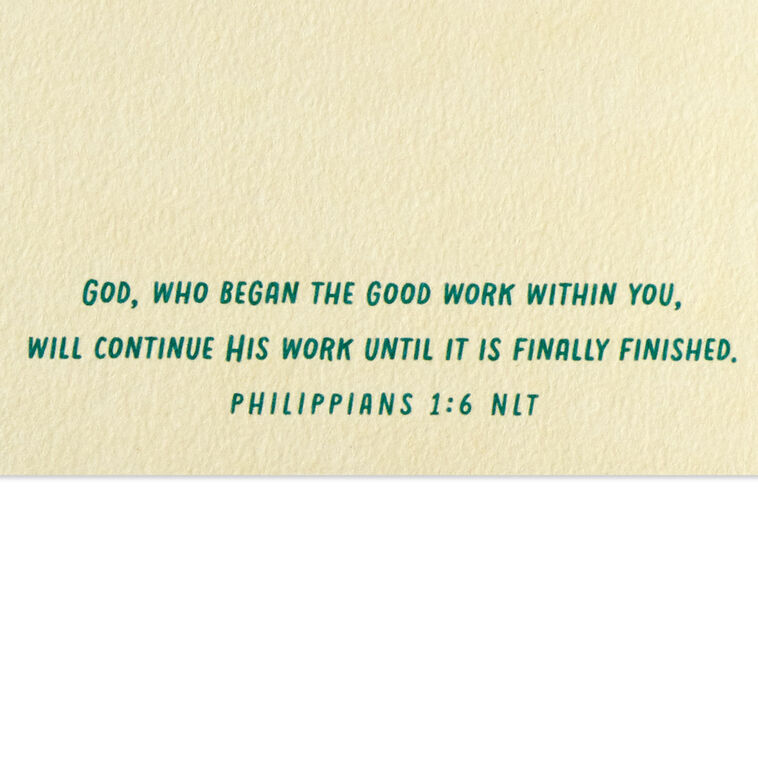 Sun Over Mountains Religious Encouragement Card Scripture image number 3