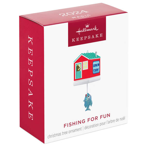 Mini Fishing for Fun Ornament With Light, 1.39", , large image number 7