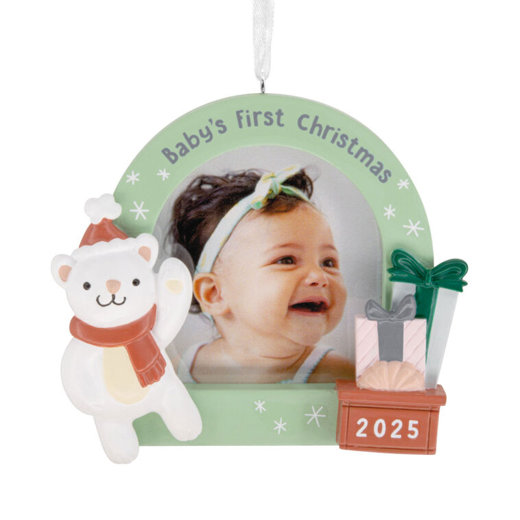 Baby's First Christmas 2025 Photo Frame Hallmark Ornament