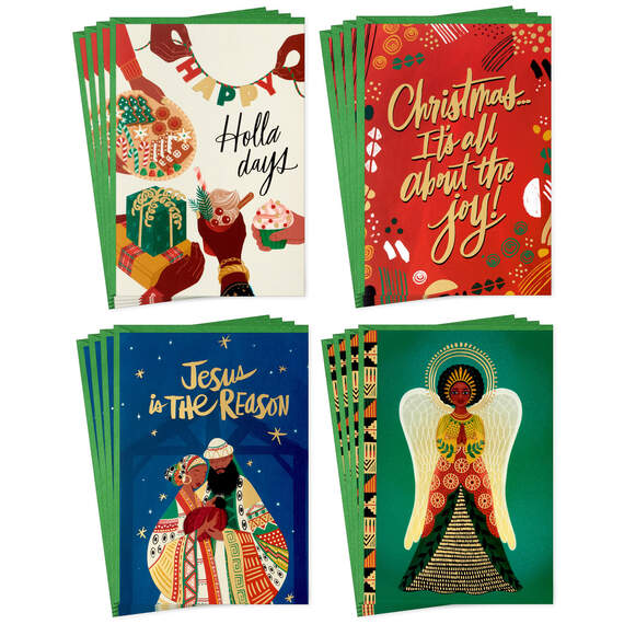Faith and Fun Boxed Christmas Cards Assortment, Pack of 16