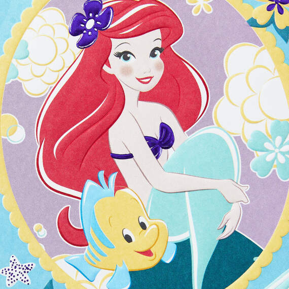 Disney The Little Mermaid Dreams Begin Today Birthday Card for Her, , large image number 4