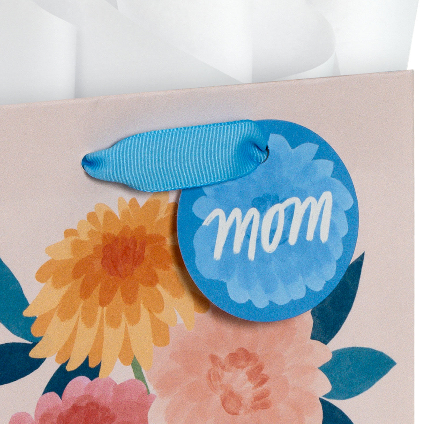 6.5" Mum Bouquet on Pink Small Mother's Day Gift Bag With Tissue Paper for only USD 5.49 | Hallmark