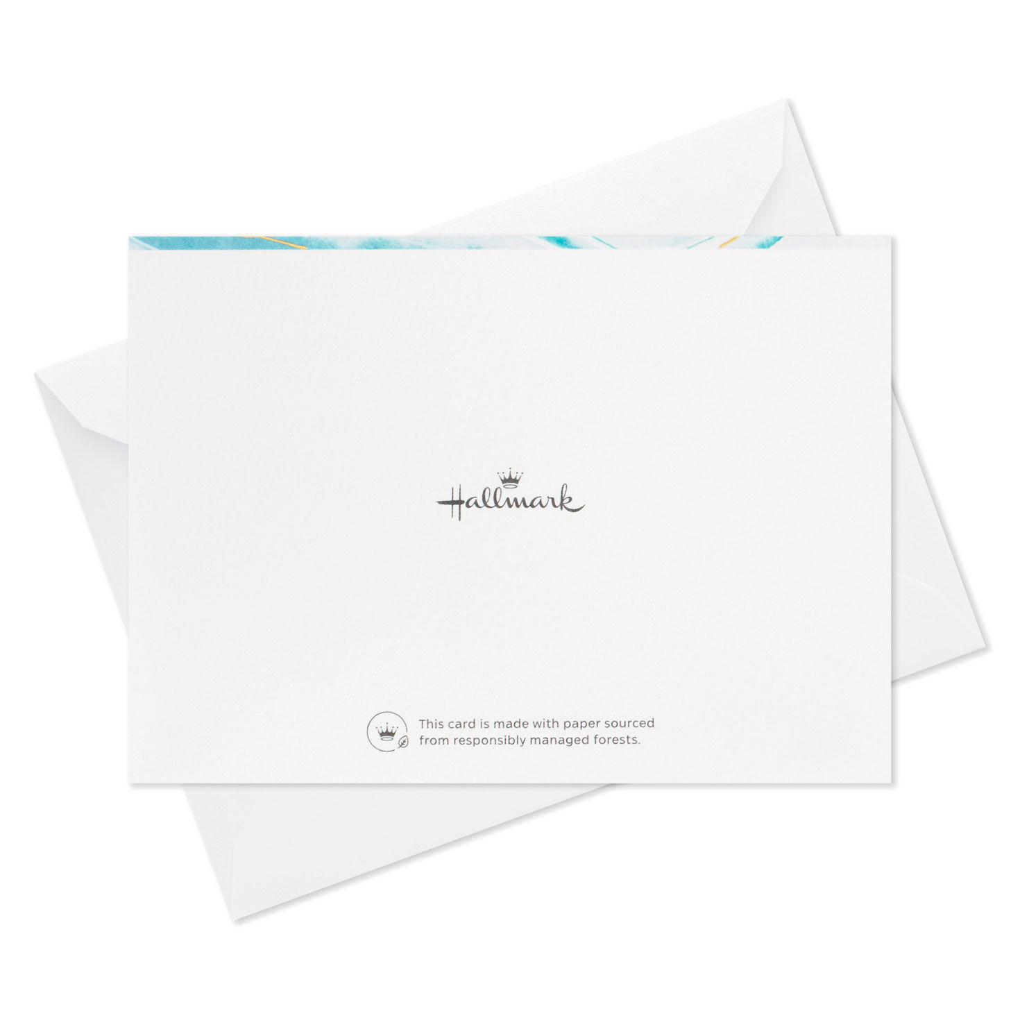 Abstract Waves Boxed Blank Sympathy Thank-You Notes, Pack of 20, , large image number 6