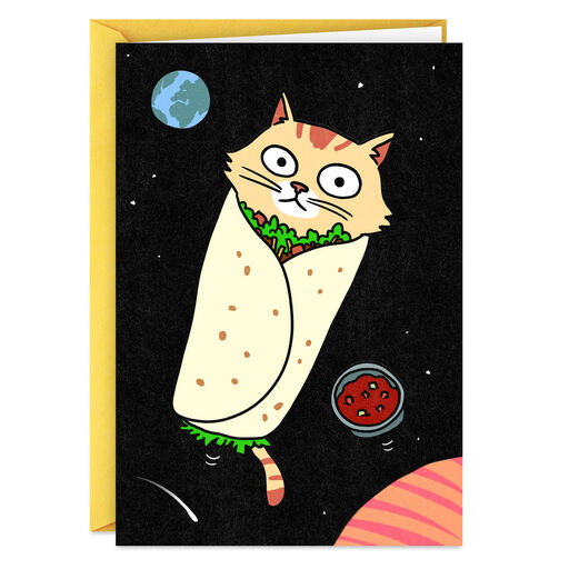 Purrito Funny Card, 