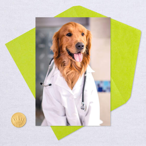Doctor Dog's Orders Get Well Card, , large image number 5