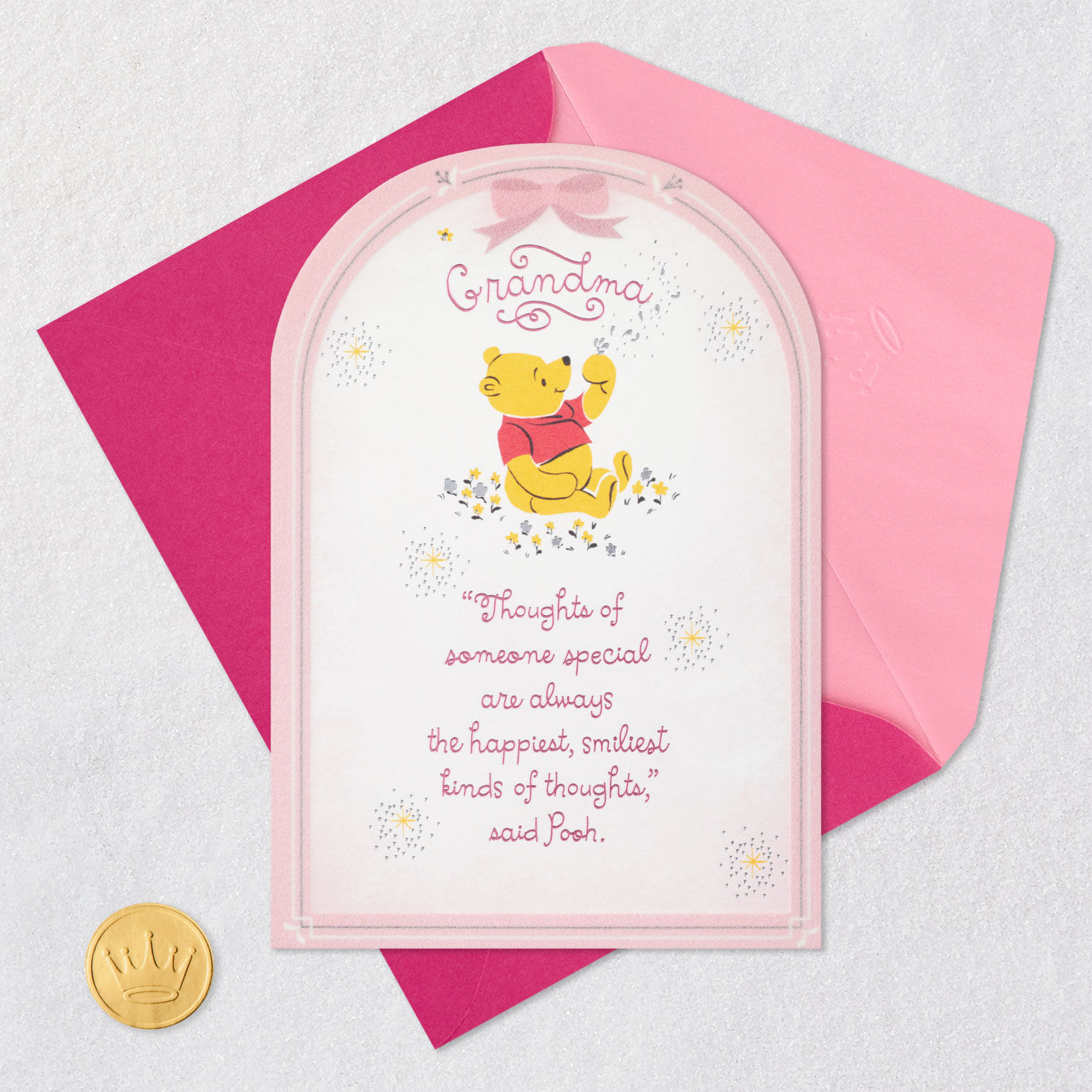 Disney Winnie the Pooh Day of Smiles Birthday Card for Grandma, , large image number 5