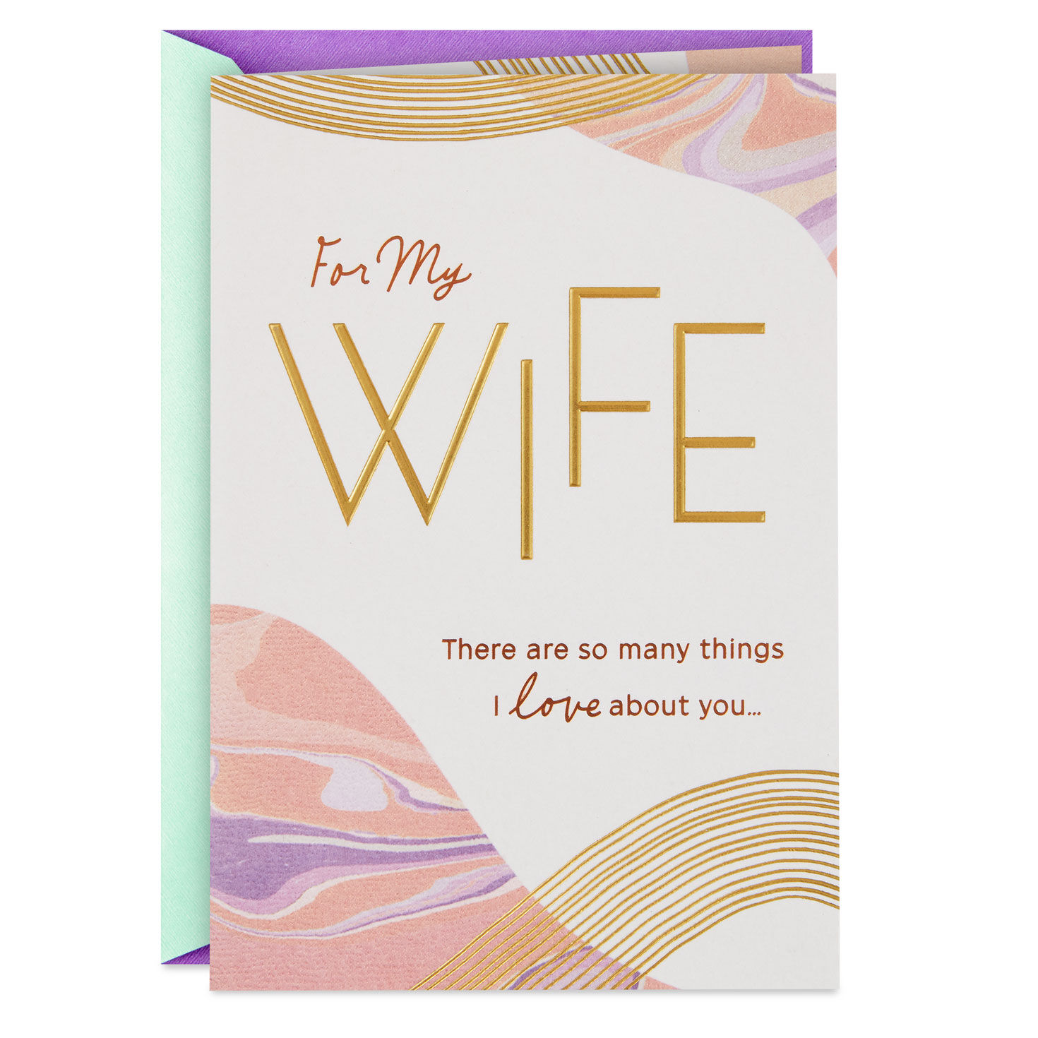 So Many Things I Love About You Birthday Card for Wife for only USD 5.59 | Hallmark