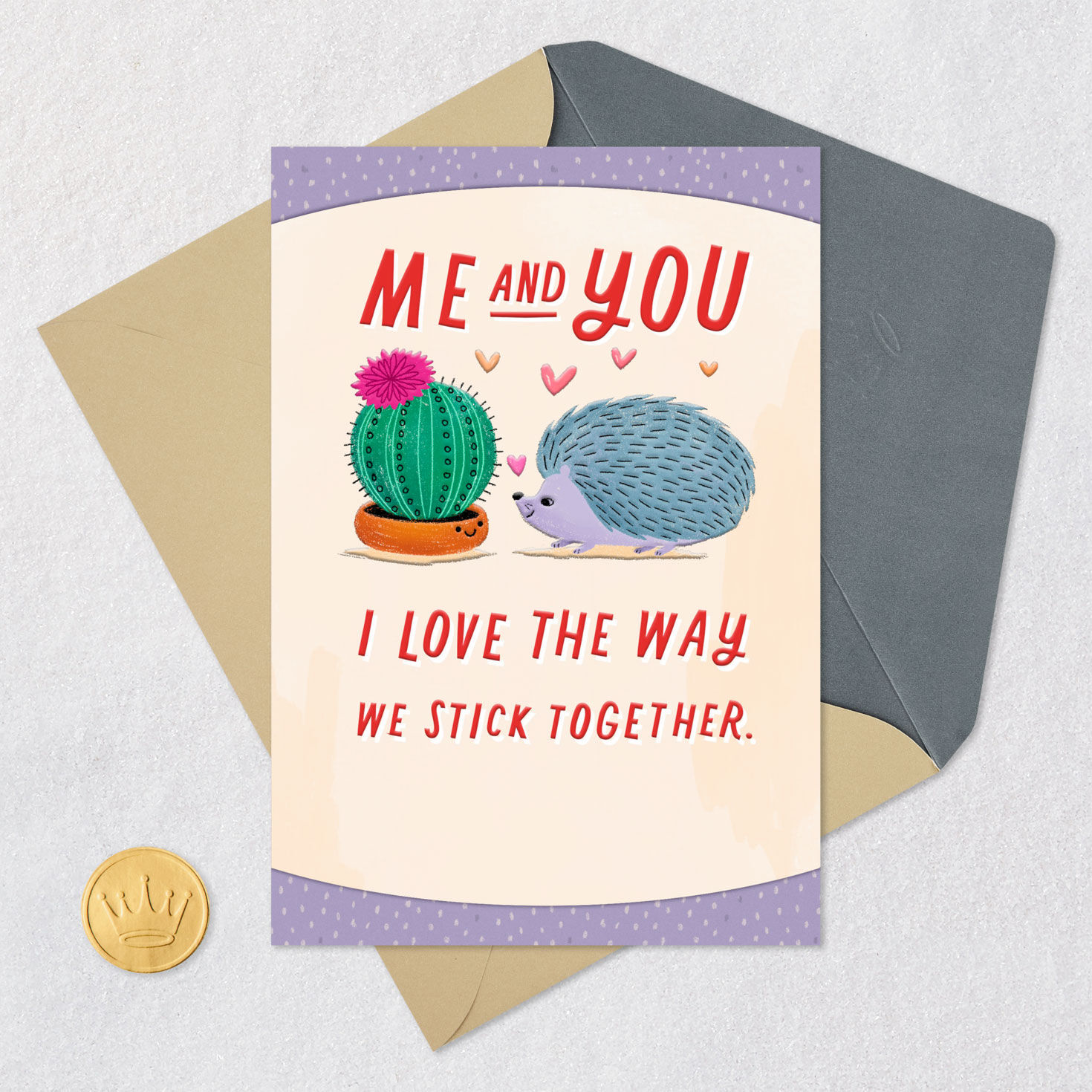 Cactus and Porcupine Anniversary Card for Spouse  image number 5