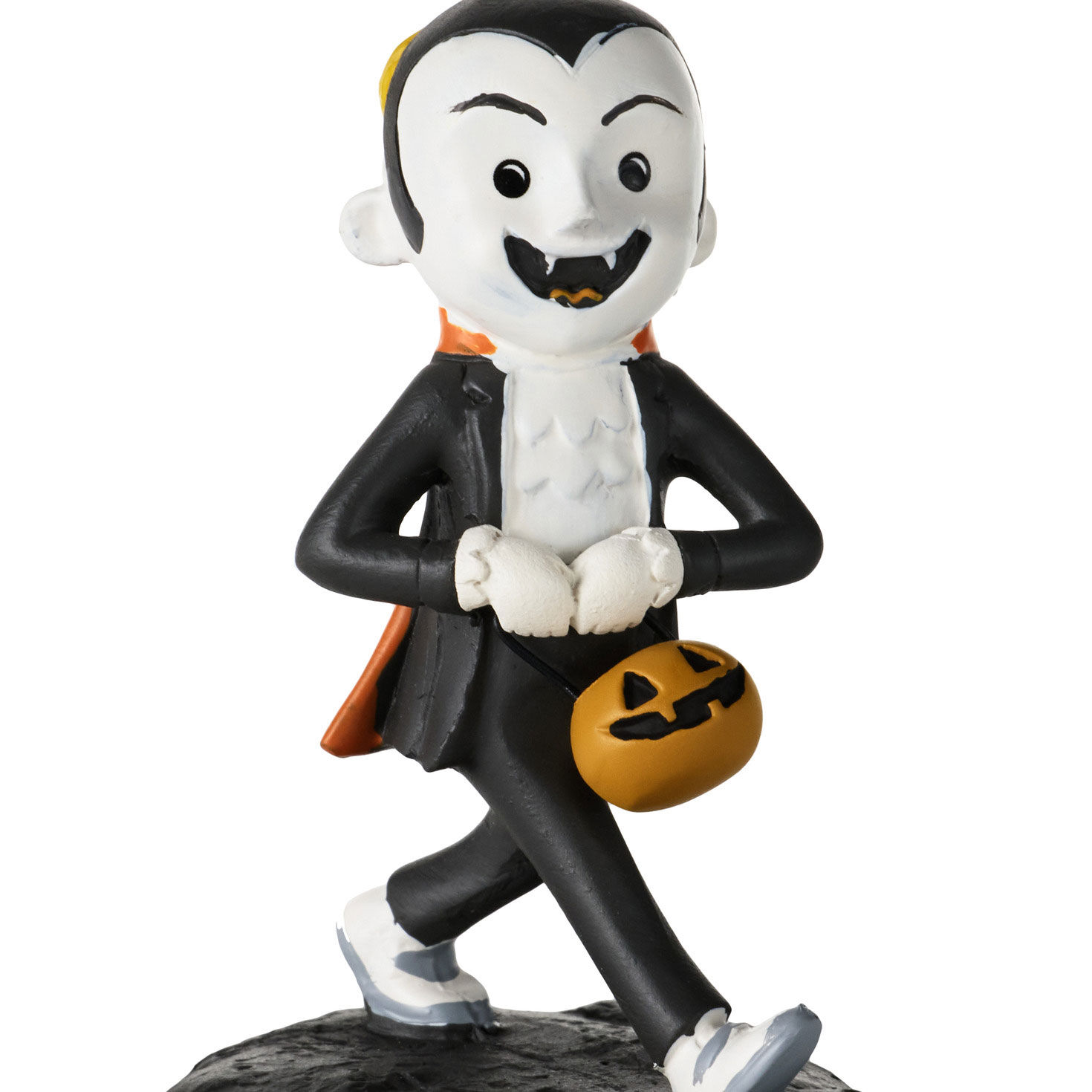 Halloween Village Vampire and Witch Decorations upclose detail image number 3