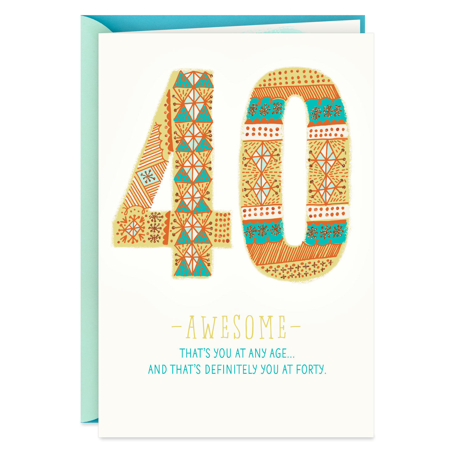 Hallmark Forever Friends 40th Birthday Card Cheers To You Medium