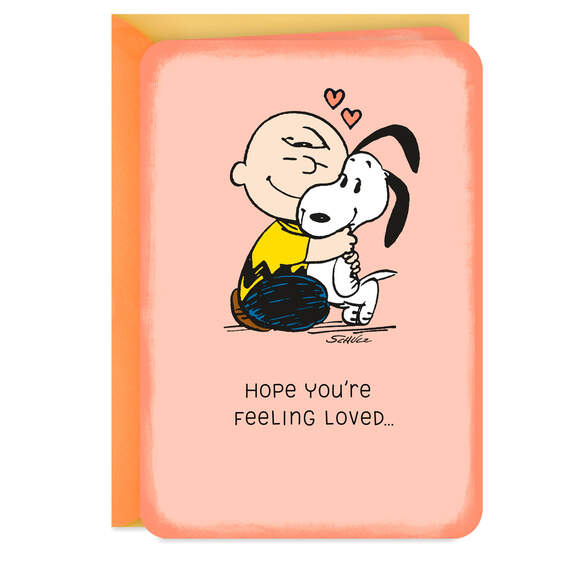 Peanuts® Charlie Brown Hugging Snoopy Love Card