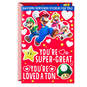 Nintendo Super Mario™ Valentine's Day Card With Puffy Stickers, , large image number 1