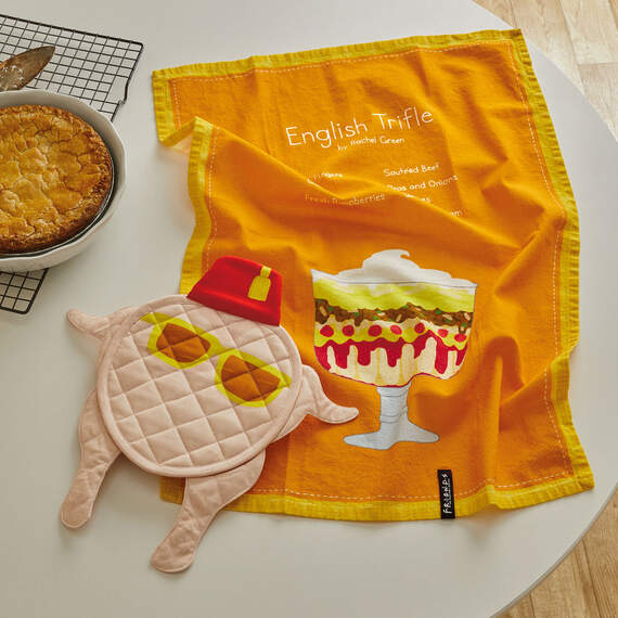 Friends Rachel's English Trifle Tea Towel and Turkey Pot Holder, Set of 2, , large image number 2