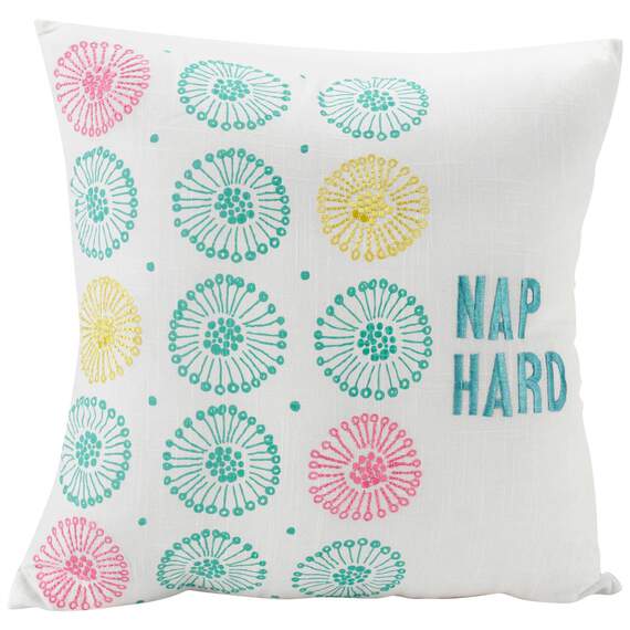Nap Hard Decorative Pillow, 16", , large image number 1